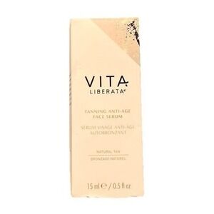 Vita Liberata Tanning Anti-Age Face Serum 15ml / 0.5oz NIB Bakuchiol Glow